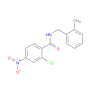 2-chloro-N-(2-methylbenzyl)-4-nitrobenzamide