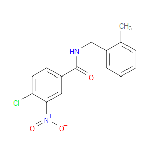 4-chloro-N-(2-methylbenzyl)-3-nitrobenzamide