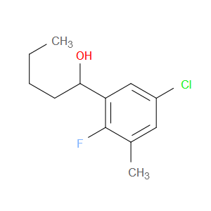 1-(5-chloro-2-fluoro-3-methylphenyl)pentan-1-ol