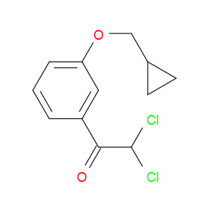 2,2-dichloro-1-(3-(cyclopropylmethoxy)phenyl)ethanone