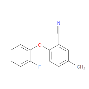 2-(2-Fluorophenoxy)-5-methylbenzonitrile