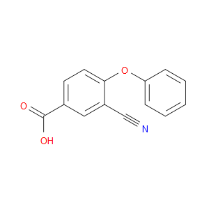 Benzoic acid, 3-cyano-4-phenoxy-