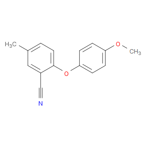 2-(4-Methoxyphenoxy)-5-methylbenzonitrile