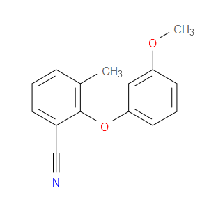 2-(3-Methoxyphenoxy)-3-methylbenzonitrile