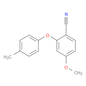 Benzonitrile, 4-methoxy-2-(4-methylphenoxy)-
