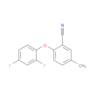 2-(2,4-Difluorophenoxy)-5-methylbenzonitrile