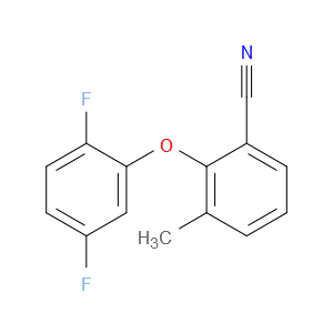 2-(2,5-Difluorophenoxy)-3-methylbenzonitrile