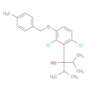 3-(2,6-dichloro-3-((4-methylbenzyl)oxy)phenyl)-2,4-dimethylpentan-3-ol