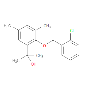 2-(2-((2-chlorobenzyl)oxy)-3,5-dimethylphenyl)propan-2-ol