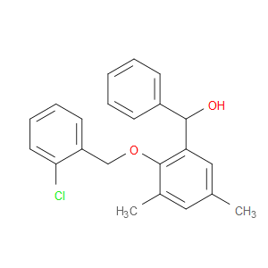(2-((2-chlorobenzyl)oxy)-3,5-dimethylphenyl)(phenyl)methanol