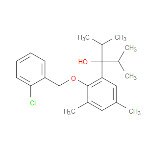 3-(2-((2-chlorobenzyl)oxy)-3,5-dimethylphenyl)-2,4-dimethylpentan-3-ol