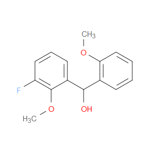 (3-fluoro-2-methoxyphenyl)(2-methoxyphenyl)methanol