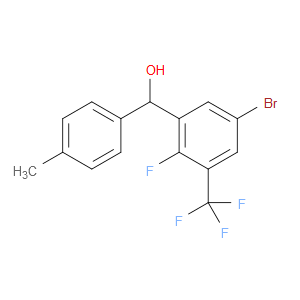 (5-bromo-2-fluoro-3-(trifluoromethyl)phenyl)(p-tolyl)methanol