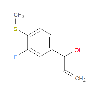 1-(3-fluoro-4-(methylthio)phenyl)prop-2-en-1-ol