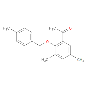 1-(3,5-dimethyl-2-((4-methylbenzyl)oxy)phenyl)ethanone