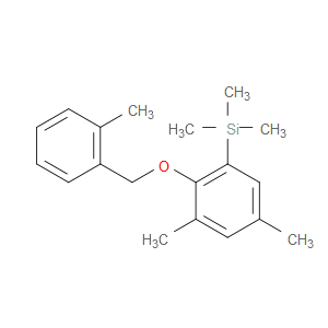 (3,5-dimethyl-2-((2-methylbenzyl)oxy)phenyl)trimethylsilane