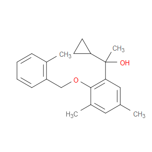 1-cyclopropyl-1-(3,5-dimethyl-2-((2-methylbenzyl)oxy)phenyl)ethanol