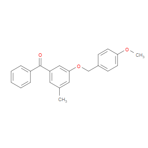 (3-((4-methoxybenzyl)oxy)-5-methylphenyl)(phenyl)methanone