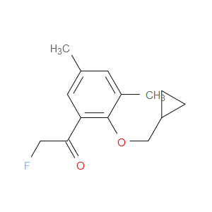1-(2-(cyclopropylmethoxy)-3,5-dimethylphenyl)-2-fluoroethanone