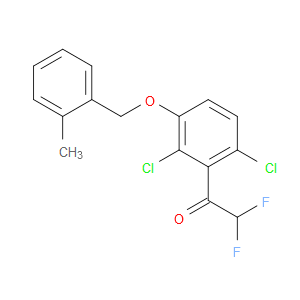 1-(2,6-dichloro-3-((2-methylbenzyl)oxy)phenyl)-2,2-difluoroethanone