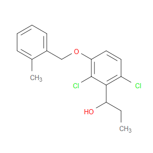 1-(2,6-dichloro-3-((2-methylbenzyl)oxy)phenyl)propan-1-ol