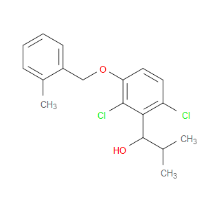 1-(2,6-dichloro-3-((2-methylbenzyl)oxy)phenyl)-2-methylpropan-1-ol