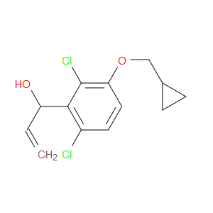 1-(2,6-dichloro-3-(cyclopropylmethoxy)phenyl)prop-2-en-1-ol
