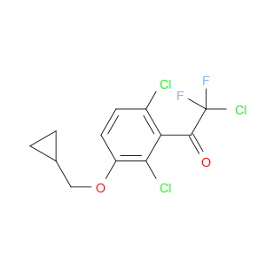 2-chloro-1-(2,6-dichloro-3-(cyclopropylmethoxy)phenyl)-2,2-difluoroethanone