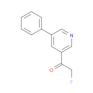 2-fluoro-1-(5-phenylpyridin-3-yl)ethanone