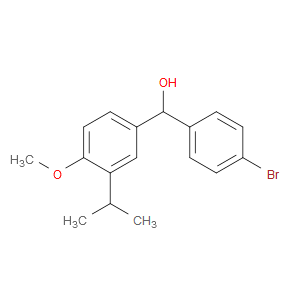 (4-bromophenyl)(3-isopropyl-4-methoxyphenyl)methanol