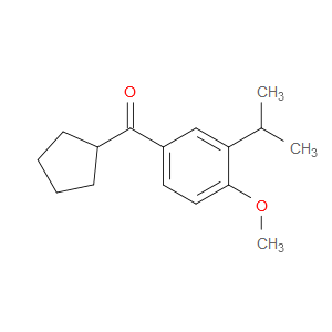 cyclopentyl(3-isopropyl-4-methoxyphenyl)methanone