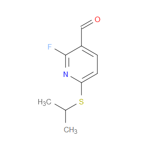 2-fluoro-6-(isopropylthio)nicotinaldehyde