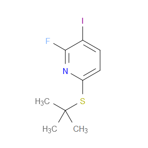 6-(tert-butylthio)-2-fluoro-3-iodopyridine