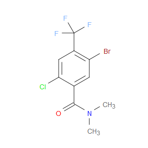 5-bromo-2-chloro-N,N-dimethyl-4-(trifluoromethyl)benzamide