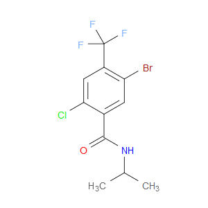 5-bromo-2-chloro-N-isopropyl-4-(trifluoromethyl)benzamide