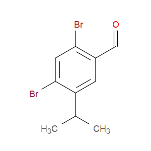 2,4-dibromo-5-isopropylbenzaldehyde