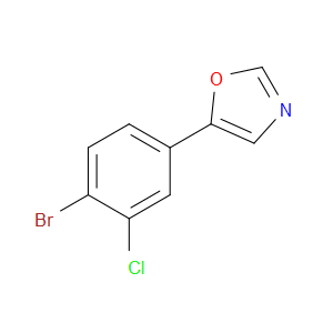 5-(4-Bromo-3-chlorophenyl)-1,3-oxazole