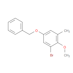 5-(benzyloxy)-1-bromo-2-methoxy-3-methylbenzene