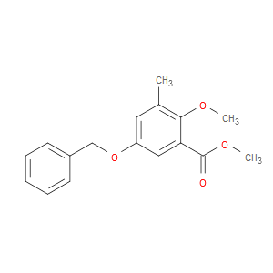 methyl 5-(benzyloxy)-2-methoxy-3-methylbenzoate