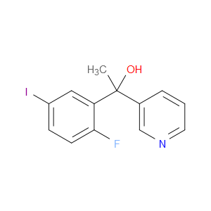 1-(2-fluoro-5-iodophenyl)-1-(pyridin-3-yl)ethanol