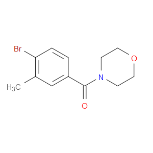 ((4-Bromo-3-methylphenyl)carbonyl)morpholine