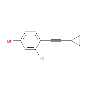 4-Bromo-2-chloro-1-(2-cyclopropylethynyl)benzene