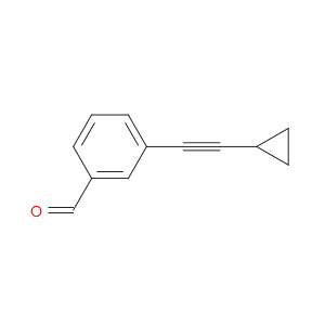 Benzaldehyde, 3-(2-cyclopropylethynyl)-