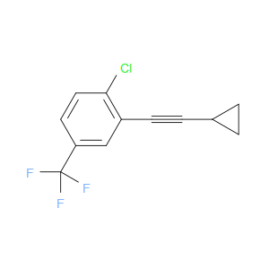 1-Chloro-2-(2-cyclopropylethynyl)-4-(trifluoromethyl)benzene
