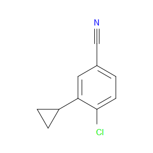 Benzonitrile, 4-chloro-3-cyclopropyl-
