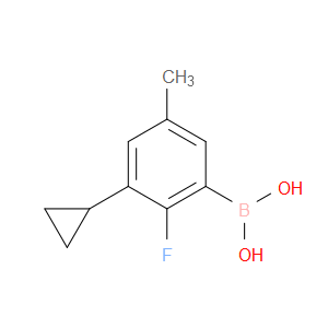 B-(3-Cyclopropyl-2-fluoro-5-methylphenyl)boronic acid