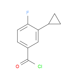 Benzoyl chloride, 3-cyclopropyl-4-fluoro-
