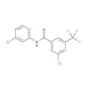 Benzamide, 3-chloro-N-(3-chlorophenyl)-5-(trifluoromethyl)-