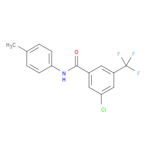 Benzamide, 3-chloro-N-(4-methylphenyl)-5-(trifluoromethyl)-