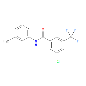 Benzamide, 3-chloro-N-(3-methylphenyl)-5-(trifluoromethyl)-